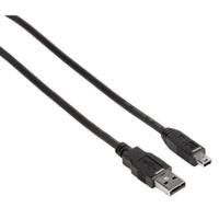 Hama USB 2.0 aansluitkabel A-stekker - Mini-B-St. (B5 Pin) 1,8 m zwart - thumbnail