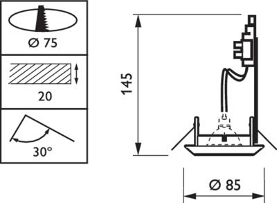 Philips LED Spot Zadora RS049B Wit 5W 365lm 40D - 830 Warm Wit | Zaagmaat 75mm - incl. GU10 LED spot Philips LED Spot Zadora RS049B Wit 5W 365lm 40D - 830 Warm Wit | Zaagmaat 75mm - incl. GU10 LED spot