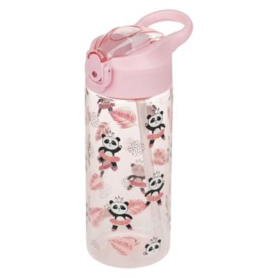 Baagl Panda Drinkfles 500ml met Rietje