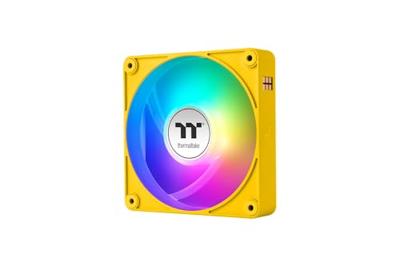 Thermaltake CT140 EX Reverse ARGB Sync PC Cooling Fan Bumblebee 3 Pack PC-ventilator Geel (b x h x d) 120 x 120 x 25 mm
