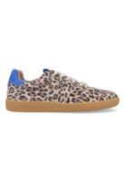 DWRS Poona Leopard B11456-01-8320 Beige / Blauw-39 maat 39 - thumbnail