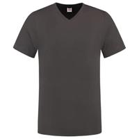 Tricorp T-shirt V-hals fitted - Casual - 101005 - wit - maat XS - thumbnail