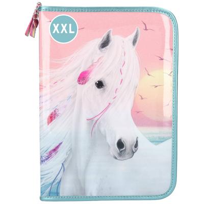 Miss Melody etui Summer Sun 28 cm polyester turquoise 46 delig