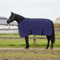 VidaXL Paardendeken marineblauw polyester - thumbnail