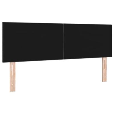 Hoofdbord met LED -striplichten Verstelbaar Grijs 160 cm Stof