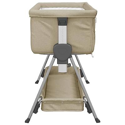 Babybox met matras linnen taupe - thumbnail