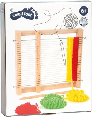Small Foot - houten weefgetouw compact, 6dlg. Small Foot - houten weefgetouw compact, 6dlg.