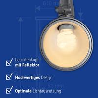 Bureaulamp MAUL Rock LED voet zilvergrijs - thumbnail