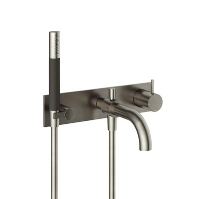 Hotbath Cobber Afbouwdeel - Inbouw Douche/Badmengkraan - Automatische Omstelinrichting met Doucheslang en Handdouche - Geborsteld RVS 316