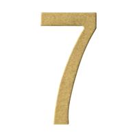 Intersteel Huisnummer 7Numbra 15cm messing getrommeld - 0011.402047 - thumbnail