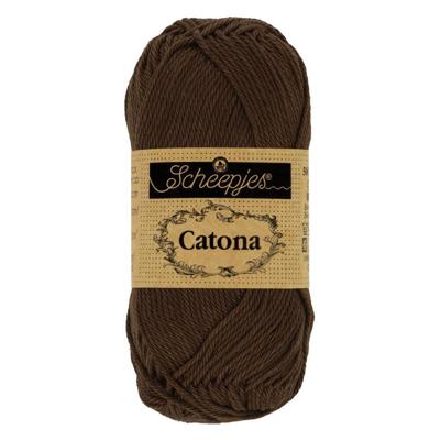 Scheepjes Catona 25g - 162 Black Coffee