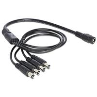 Delock Kabel DC verdeler 5,5 x 2,1 mm 1 x bus > 4 x stekker - thumbnail