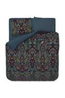 Pip Studio Pip Studio Pavoni Dekbedovertrek Donkerblauw 260x200/220 cm - thumbnail
