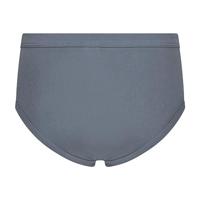 2-pak heren slips met gulp antraciet - Grijze katoenen heren onderbroeken met sluiting - thumbnail