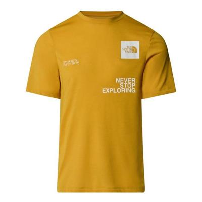 The North Face Foundation Mountain Coordinates T-shirt Heren Turmeric M