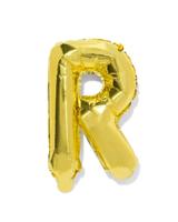 HEMA Folieballon letter R 30cm goud (goud) - thumbnail