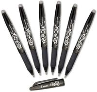 Pilot FriXion Ball gelroller zwart medium 0,7 mm - thumbnail