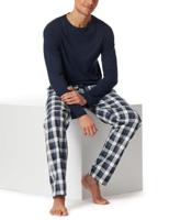 Schiesser pyjamabroek blauwe ruit - thumbnail