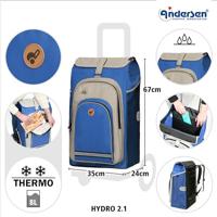 Andersen Royal Shopping trolley Hydro 2.1-Blue - thumbnail