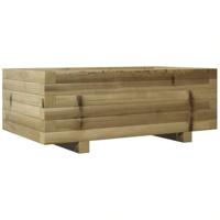 VidaXL Plantenbak 70x40x26,5 cm geïmpregneerd grenenhout - thumbnail