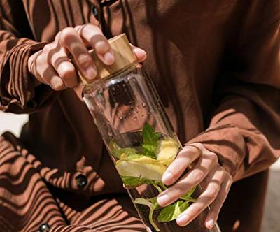 Fles Andrea House ms70099 Glas Bamboe 1 L