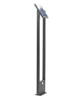 Deko Light 733046 Solar Premium I Staande lamp op zonne-energie LED LED vast ingebouwd 1.6 W Donkergrijs - thumbnail