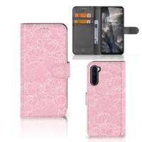 OnePlus Nord Hoesje White Flowers - thumbnail