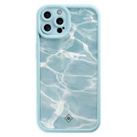 iPhone 12 Pro blauwe case - Aqua wave - thumbnail