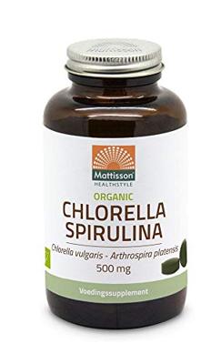Mattisson Organic chlorella spirulina 500mg bio 240 Tabletten