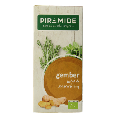 Gember thee eko bio 20 Zakjes Gember thee eko bio 20 Zakjes