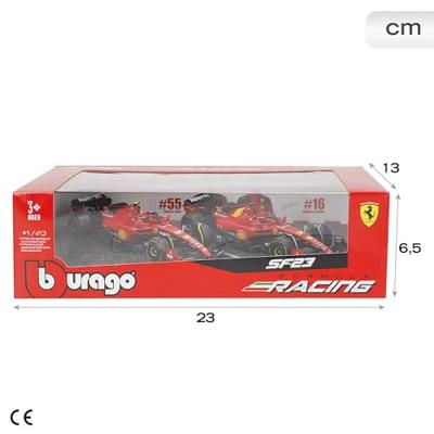 Bburago F1 Ferrari SF-24 ´24 2er-Set 1:43 Auto Bburago F1 Ferrari SF-24 ´24 2er-Set 1:43 Auto