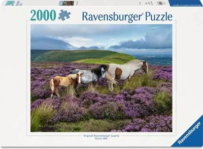 Ravensburger legpuzzel wild horses in the heather - 2000st.