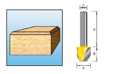 Makita Accessoires Afkantfrees HM R30 S8 - D-10659 Makita Accessoires Afkantfrees HM R30 S8 - D-10659