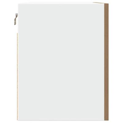 Hangkast 60x31x40 cm bewerkt hout artisanaal eikenkleur Hangkast 60x31x40 cm bewerkt hout artisanaal eikenkleur