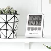 Digitale thermometer voor binnen/buiten - SCS SENTINEL - HCN0062 DigiThermo binnen/buiten - Bereik: 60 m - 433 MHz - Wit - thumbnail