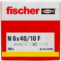 Fischer 513840 Spijkerplug 40 mm 6 mm 100 stuk(s) - thumbnail