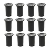 Grondspots voor buiten 12 stuks rond - thumbnail