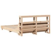 Bedframe zonder matras massief grenenhout 120x190 cm - thumbnail