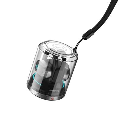 Edifier Hecate by AIR2 Open Ear Stereo Gaming Oordopjes met geïntegreerde ruisonderdrukkende microfoon en RGB-effecten, zwart