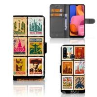 Samsung Galaxy A20s | Flip Cover | Postzegels - thumbnail