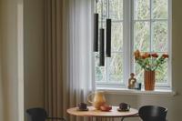 Hanglamp rond ribbel &apos;Vico&apos; GU10 eettafel - thumbnail