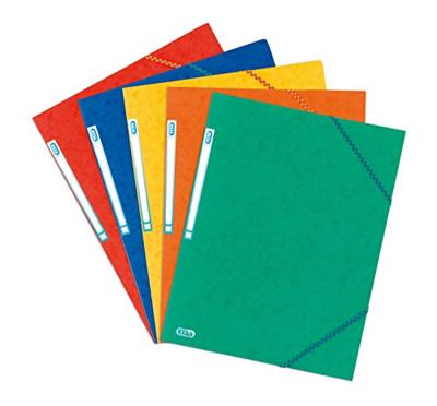 Elastomap oxford top file a3 3 kleppen 390gr ass | 10 stuks