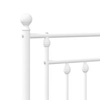 Hoofdbord 200 cm metaal wit - thumbnail