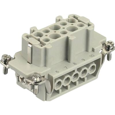 Harting 09330102701 Businzetstuk Han® E 10 + PE Schroeven 1 stuk(s)