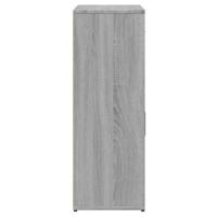 Dressoir 60x30x84 cm bewerkt hout grijs sonoma eikenkleurig - thumbnail