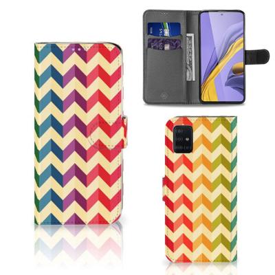 Samsung Galaxy A51 | Telefoon Hoesje | Zigzag Multi Color Samsung Galaxy A51 | Telefoon Hoesje | Zigzag Multi Color