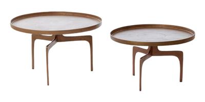 Light & Living Salontafel 'Pano' Set van 2 stuks, kleur Donker Brons Light & Living Salontafel 'Pano' Set van 2 stuks, kleur Donker Brons