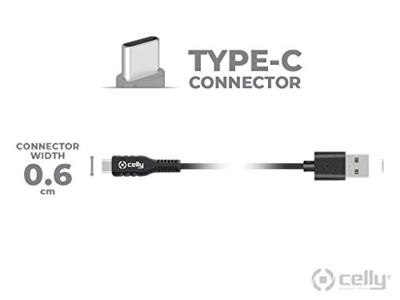 Celly -USB - Type C kabel 2 meter