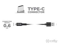 Celly -USB - Type C kabel 2 meter - thumbnail