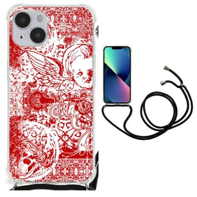 Extreme Case iPhone 14 Plus Angel Skull Rood